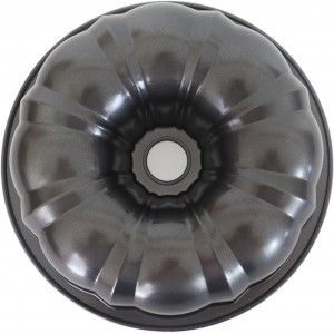 7 Inch Cake Pan, Carbon Steel Fluted Tube Pan, Nonstick Gugelhupf Cake Mold, Medium Size Round Baking Tin for Homemade Pound Cakes, Jello, Gelatin - 2 Packs