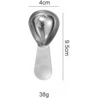 4-Pack Coffee Scoop – 1 Tablespoon (15ml) Stainless Steel Measuring Spoons, Compact Short Handle for Ground Coffee, Tea, and Powder
