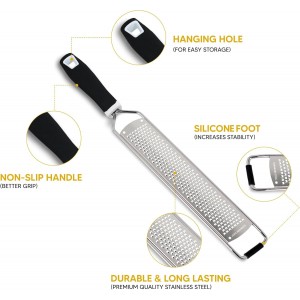 Stainless Steel Zester for Cheese, Lemon, Citrus and much more!