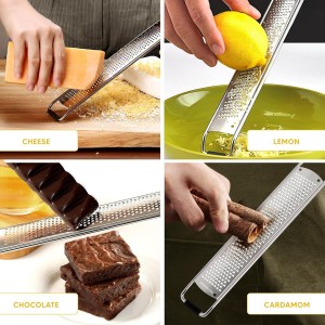Stainless Steel Zester for Cheese, Lemon, Citrus and much more!