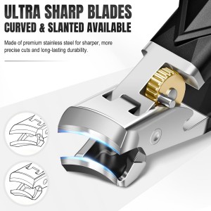 Toenail Clippers for Thick Toenails, Nail Clippers for Men with Wide Jaw Opening, Heavy Duty Ingrown Toe Nail Clippers with Long Handle for Seniors, Large Nail Cutter Set Gifts for Men Women