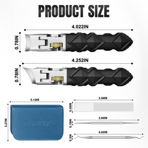 Toenail Clippers for Thick Toenails, Nail Clippers for Men with Wide Jaw Opening, Heavy Duty Ingrown Toe Nail Clippers with Long Handle for Seniors, Large Nail Cutter Set Gifts for Men Women