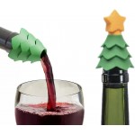 Christmas Tree Wine Pourer/Stopper,Airtight Wine Bottle Sealer,Ideal Gift Accessory for Wine Lovers