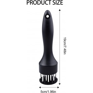 Meat Tenderizer Tool, Stainless Steel Needle Blade Design for Beef, Chicken, Steak, and Pork, Easy-to-Use Tenderizing Tool for Home Cooking