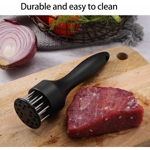 Meat Tenderizer Tool, Stainless Steel Needle Blade Design for Beef, Chicken, Steak, and Pork, Easy-to-Use Tenderizing Tool for Home Cooking