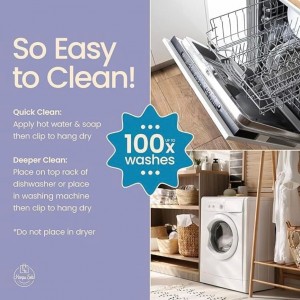 Harps&Seb Swedish Dishcloths for Kitchen Dish Towels - 5 Pack, Non-Scratch Reusable Paper Towels, Super Absorbent Washable Swedish Dish Cloths, No Odor, Biodegradable, Blue Design