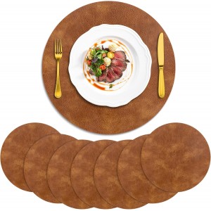 ADRIMER Placemats, Heat Resistant Round ...