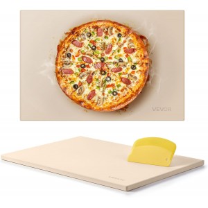 VEVOR Pizza Stone, 20 x 14 x 0.67 in Rec...