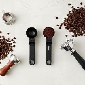 Measuring Spoon Funnel 2-in-1-2 TBSP Scoop for Protein Powder & Coffee - Anti-Spill Kitchen Utensil