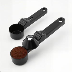 Measuring Spoon Funnel 2-in-1-2 TBSP Scoop for Protein Powder & Coffee - Anti-Spill Kitchen Utensil