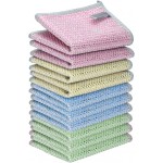 10PCS Upgrade Wire Dishwashing Rag, Non-Scratch, Wet and Dry, Double Layer, Multipurpose Wire Dishwashing Rags for Kitchen, Sinks, Cookware, Stove, Easy Rinsing, Reusable