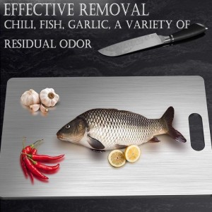 Titanium Cutting Board - New Upgrade 100% Pure Titanium Cutting Boards for Kitchen Double Sided Non Toxic Titanware Cutting Board,Hygiene Durable Dishwasher Safe Chopping Board (12"L x 9"W)