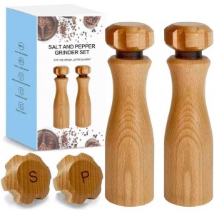Wooden Salt And Pepper Grinder Set –�...