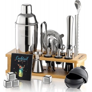 Cocktail Shaker Set,24-Piece Bar Bartend...