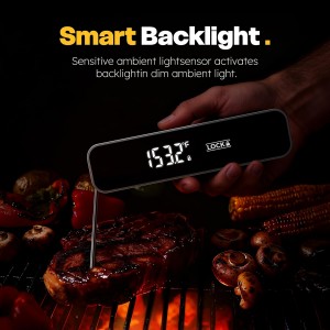 0.3S Instant Read Meat Thermometer – Digital Food Thermometer for Cooking, Grilling, BBQ, Candy, Air Fryer, Griddle – Kitchen Gadget Essentials & Gift for Him