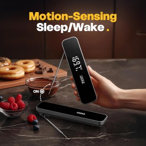 0.3S Instant Read Meat Thermometer – Digital Food Thermometer for Cooking, Grilling, BBQ, Candy, Air Fryer, Griddle – Kitchen Gadget Essentials & Gift for Him