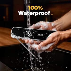 0.3S Instant Read Meat Thermometer – Digital Food Thermometer for Cooking, Grilling, BBQ, Candy, Air Fryer, Griddle – Kitchen Gadget Essentials & Gift for Him