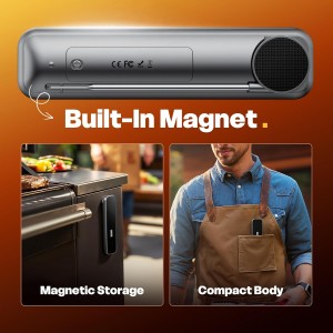 0.3S Instant Read Meat Thermometer – Digital Food Thermometer for Cooking, Grilling, BBQ, Candy, Air Fryer, Griddle – Kitchen Gadget Essentials & Gift for Him