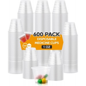 Disposable Medicine Cups (1 oz) 600 Pack...