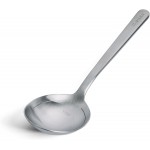 Misen Measuring Chef Spoon – Stainless Steel Cooking Spoon with Engraved Tablespoon Teaspoon and Milliliter Markings for Precise Measuring Mixing Sauces Dressings Marinades and Cooking Prep