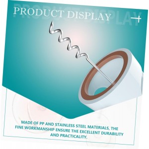 Wing Corkscrew Wine Opener with Long Wing Handle Stainless Steel and PP Material Ergonomic Sharp Drill Design for Easy Bottle Opening Suitable for Home Bar Restaurant Party Use