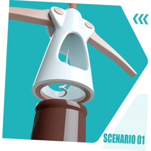 Wing Corkscrew Wine Bottle Opener with Sharp Drill Design Press-extraction Tool for Smooth Labor-saving Opening for Home Bars Restaurants Parties and Gatherings