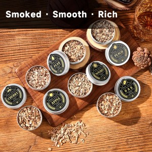 Whiskey Smoker Kit with Torch - 12 Flavors Wood Chips - Cocktail Smoker Infuser Kit, Old Fashioned Drink Smoker Kit, Birthday Bourbon Whiskey Gifts for Men,Dad(NO Butane)