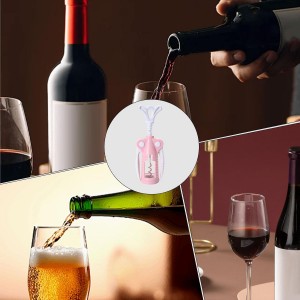 Double Lever Cork Remover – Ergonomic Metal Corkscrew Tool, Heavy-Duty Wing Handle for Effortless Cork Removal | Perfect for Sommelier Use, Wine Tasting, Hotel Bar, Dining Event, Beverage Service