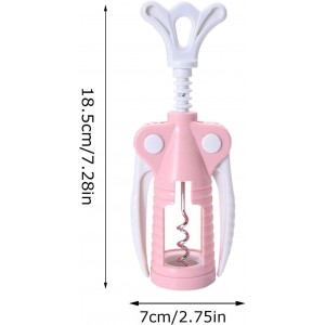 Double Lever Cork Remover – Ergonomic Metal Corkscrew Tool, Heavy-Duty Wing Handle for Effortless Cork Removal | Perfect for Sommelier Use, Wine Tasting, Hotel Bar, Dining Event, Beverage Service