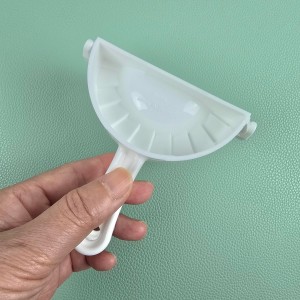 Japanese Easy Gyoza Maker – Quick Dumpling Press Mold for Homemade Potstickers, Empanadas, Pierogi, Ravioli, Pastry Wrapper Sealer – Manual Kitchen Tool (8 x 4.5 inch)