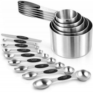Magnetic Measuring Cups and Spoons Set, ...