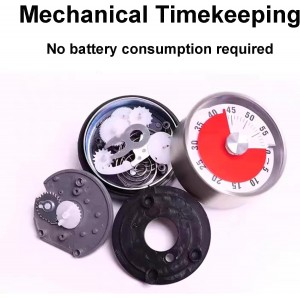 Digital Kitchen Timer for Cooking, Loud Alarm, Magnetic Back (Sliver)