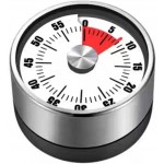 Digital Kitchen Timer for Cooking, Loud Alarm, Magnetic Back (Sliver)