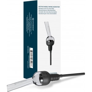 KITCHENDAO 3 in 1 Wing Corkscrew and Detachable Wine Aerator