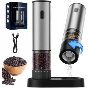 Electric Salt and Pepper Grinder Set, US...