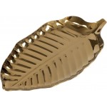 1 Pack Gold Spoon Rest, 304 Stainless Steel Leaf Spoon Holder Utensil Rack Jewelry Tray, Coffee Dessert Storage for Kitchen Counter/Stove Top