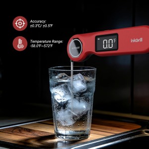 0.5 Seconds Fast Read Instant Meat Thermometer for Cooking, Digital Waterproof Food Thermometer for Kitchen Smoking and Other Daily Uses