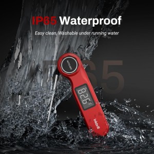 0.5 Seconds Fast Read Instant Meat Thermometer for Cooking, Digital Waterproof Food Thermometer for Kitchen Smoking and Other Daily Uses