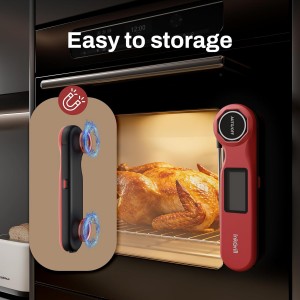 0.5 Seconds Fast Read Instant Meat Thermometer for Cooking, Digital Waterproof Food Thermometer for Kitchen Smoking and Other Daily Uses