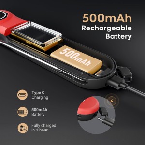 Rechargeable 0.5 Sec Reading Instant Read Meat Thermometer for Cooking, Digital Food Thermometer with High Precision Sensor, 1.42