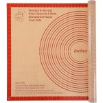 Silicone Pastry Mat 36x24 Inch Extra Large Baking Mat with Measurements, Nonstick Kitchen Counter Mats for Dough, Pastry, Dough Rolling, Kneading Board, Pie Crust, Fondant, Bread, Pasta, Pizza