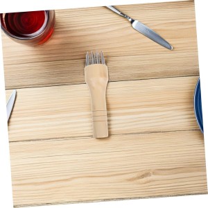 Stainless Steel Meat Tenderizer Needle Tool with Ergonomic Wood Handle Manual Meat Pounder for Steaks Chicken and Pork Efficient Kitchen Hammer for Tenderizing and Cooking