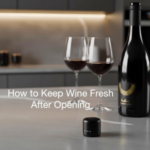 Wine Stopper for Wine Bottles 3Pcs - Leak Proof Wine Bottle Stoppers, Reusable Silicone Wine Saver to Keep Wine Fresh, Cute Wine Accessories Gift Set