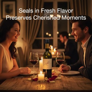 Wine Stopper for Wine Bottles 3Pcs - Leak Proof Wine Bottle Stoppers, Reusable Silicone Wine Saver to Keep Wine Fresh, Cute Wine Accessories Gift Set