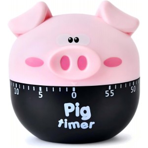 Piggy Kitchen Timer - Cute Manual Egg Ti...