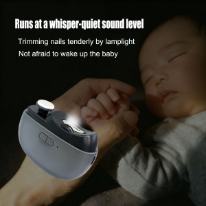 Easyclip Smart Nail Clipper, New 3 in 1 Easy Clip Electric Nail Clippers, Polishing Clipper with Light, Suitable for All Nails Trimming and Polishing