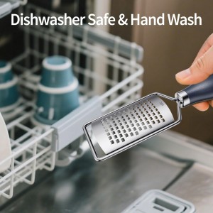 Lemon Zester, Mini Cheese Grater with Handle, 1.8