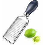 Lemon Zester, Mini Cheese Grater with Handle, 1.8