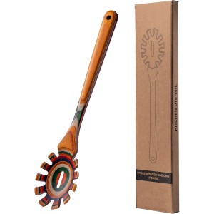 LEHAHA 13'' Wooden Pasta Spaghetti Spoon...