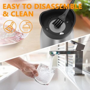 Electric Salt and Pepper Grinder Set, Rechargeable Automatic Pepper Mill Grinder with LED House Warming Gifts New Home, USB Adjustable Coarseness shakers, One-Hand Operation for Kitchen Appliances